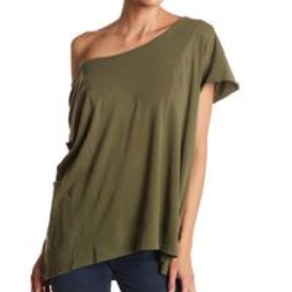 NWT CURRENT ELLIOTT OVERSIZED TEE SHIRT TOP $108!!